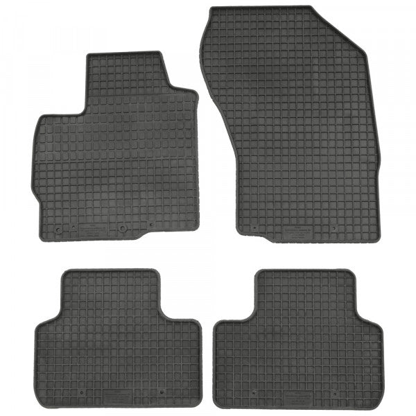 Гумени стелки Petex за Peugeot 4008 (2012–2017), 4 части, черни