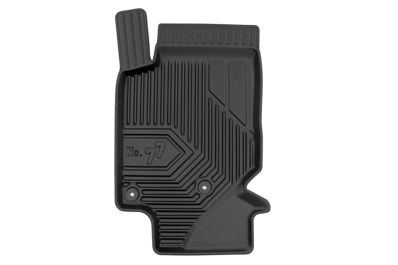 2.5D гумени стелки Frogum No 77 за Peugeot 2008 (2019+), 4 части, черни