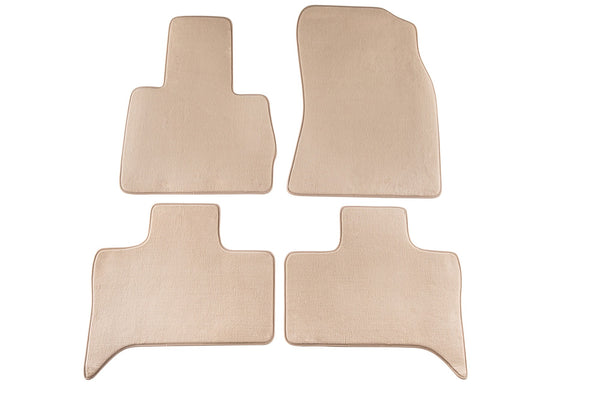 Мокетни стелки Petex за BMW X5 E53 (2000–2007) Style – 4 части, бежови, захват B204
