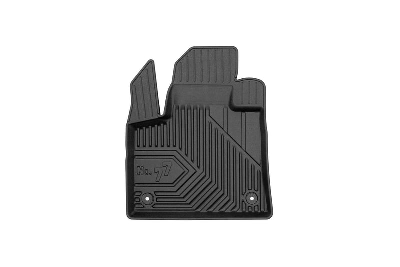 2.5D гумени стелки Frogum No 77 за Peugeot 3008 (2016+), 4 части, черни