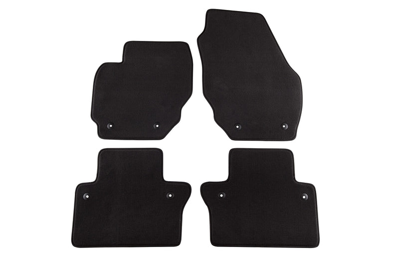 Мокетни стелки Petex за Volvo V70 (2007–2016) Style, 4 части, черни, захват B058