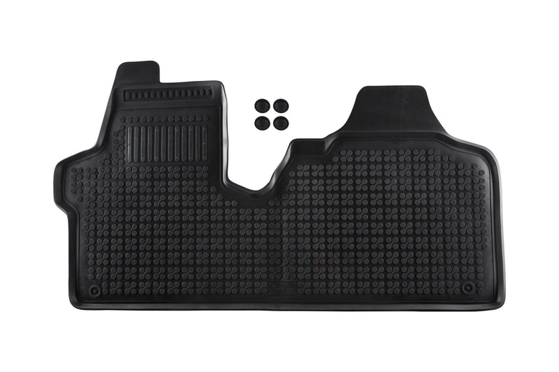 Гумена стелка Rezaw-Plast за Peugeot Expert (2006–2016) – с подсилена част от страната на шофьора, 1 част, черна