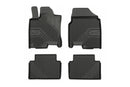 2.5D Гумени стелки Frogum №77 за Nissan Qashqai (2006–2013), 4 части, черни