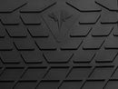 2D Гумени стелки Stingray за Mazda CX-9 (TC) (2016+) 6 части черни - Avtozona