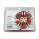 ДЕКОРАТИВНИ КАПАЧКИ ЗА БОЛТОВЕ НА ДЖАНТИТЕ 17ММ-ЧЕРВЕН - Avtozona