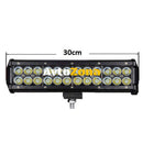 30см 7600lm 72W LED Бар Насочена Spot Светлина 12V 24V Регулируемо Долно Захващане - Avtozona