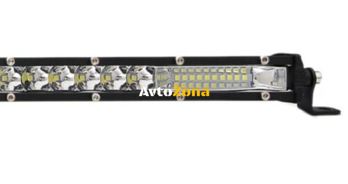 33 см LED Лед Диоден Бар 4500 lm 90W Ултра Тънък 12-24V Комбинирана Combo - Flood и Spot Светлина - Avtozona