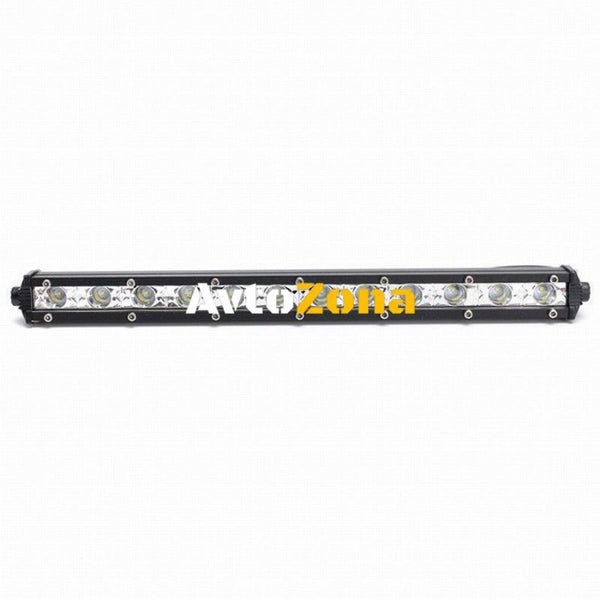 34 См Мощен LED бар с насочена Spot светлина 36W 12 LED 12V 24V АТВ Джип 4х4 Offroad Камион - Avtozona