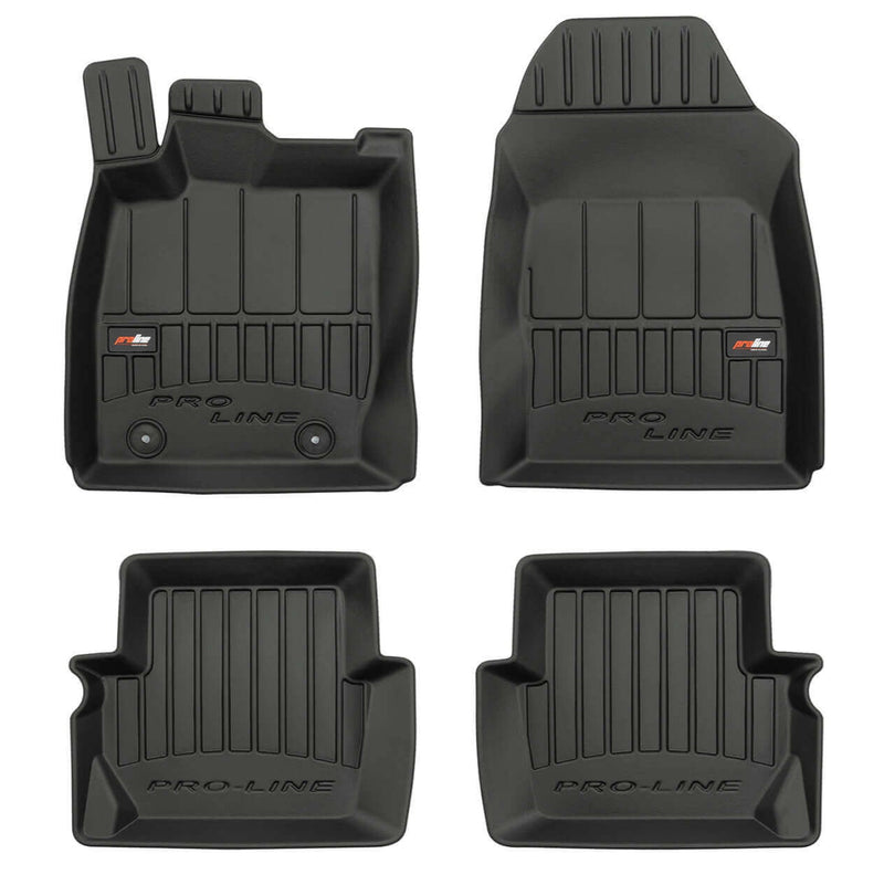 Frogum 3D ελαστικά πατάκια δαπέδου για Ford Fiesta Mk VII (2018+) τύπος λεκάνης