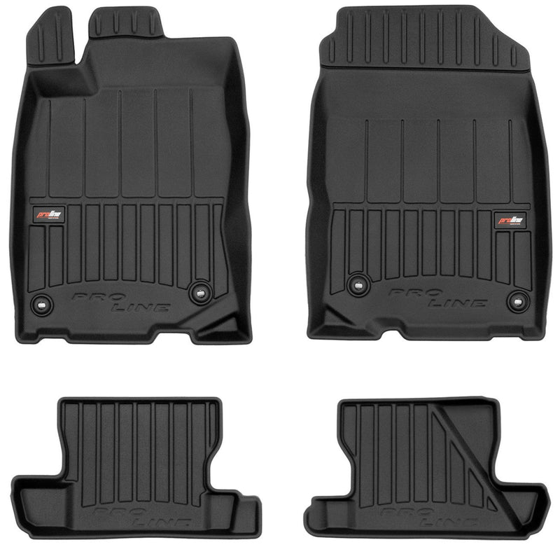 Frogum 3D ελαστικοί πάτοι για Honda CR-Z hatchback (2010-2016), 4 τεμάχια, μαύρο