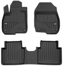 3D ελαστικοί πάτοι Frogum συμβατοί με Honda CR-V (2018-2022), 4 τεμάχια, μαύρο