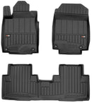 Τρισδιάστατοι πάτοι από καουτσούκ Frogum για Honda CR-V (2012-2018) - 3 μέρη, μαύρο