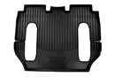 Τρισδιάστατοι πάτοι από καουτσούκ Frogum για το μοντέλο Tesla Model X (2015+) 6 θέσεων - 3 τεμάχια, μαύρο