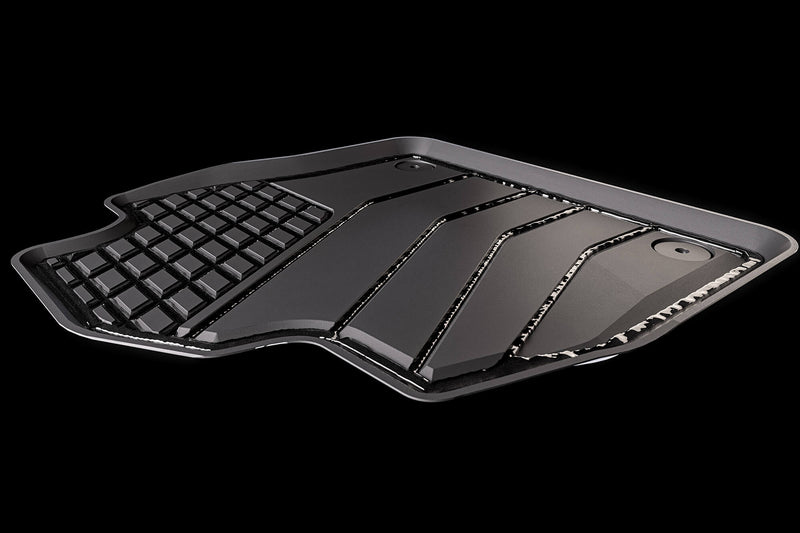 3D Гумени стелки SPARTline за Audi Q5 (2017 +), 4 части – Черни