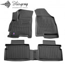 3D гумени стелки Stingray за CHERY Tiggo 4 (2017+), 4 части, черни