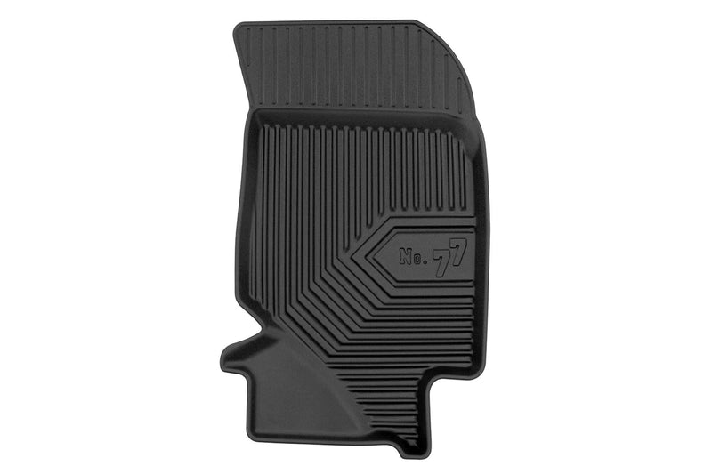 2.5D гумени стелки Frogum No 77 за Peugeot 2008 (2019+), 4 части, черни