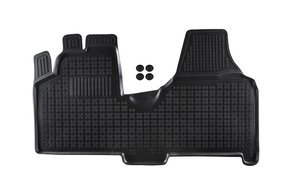 Гумена стелка Rezaw-Plast за Peugeot Expert (2006–2016) – за автомобили с фабричен велурен под, 1 част, черна