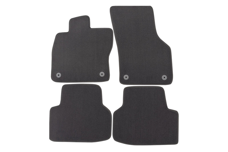 Мокетни стелки Petex за Audi A8 къса база (2010–2017) Style, 4 части, черни