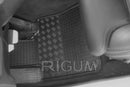 Гумени стелки Rigum за Volvo S90 (2016+), 4 части, черни