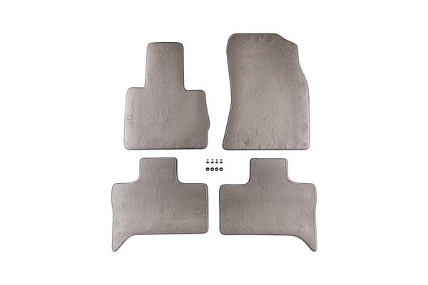 Мокетни стелки Petex за BMW X5 E53 (2000–2007) Comet – 4 части, сиви, захват B204