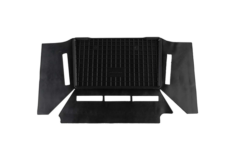 Гумени стелки Rigum за Nissan NV300 (2014+), втори ред, 3 части, черни