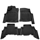 3D гумени стелки Stingray за Lexus GX II URJ150 (2010+), 5 части, черни