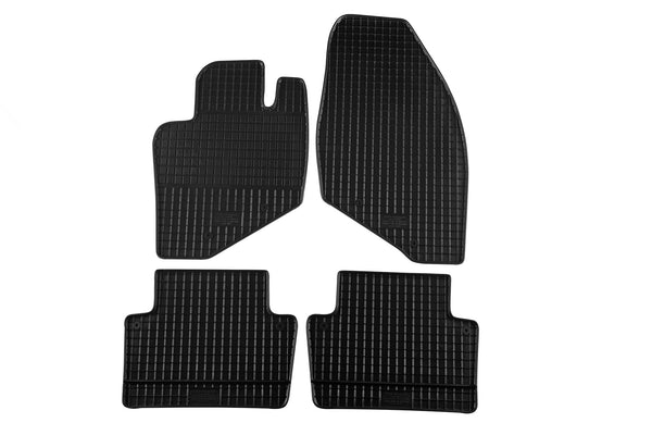 Гумени стелки Petex за Volvo S60 (2000–2007), 4 части, черни