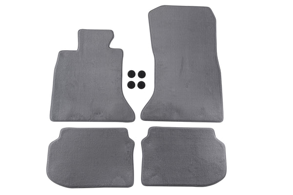 Мокетни стелки Petex за BMW серия 5 F10/F11 (2010–2013) Comet – 4 части, сиви, захват B188