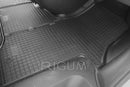 Гумени стелки Rigum за Nissan NV300 (2014+), 3 места, 3 части, черни