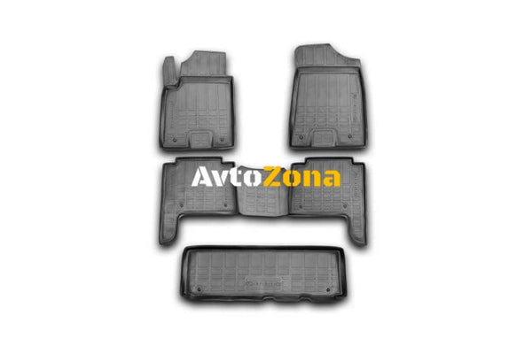 3D Гумени стелки за INFINITI QX80 (2013 + ) 5 бр. - Avtozona