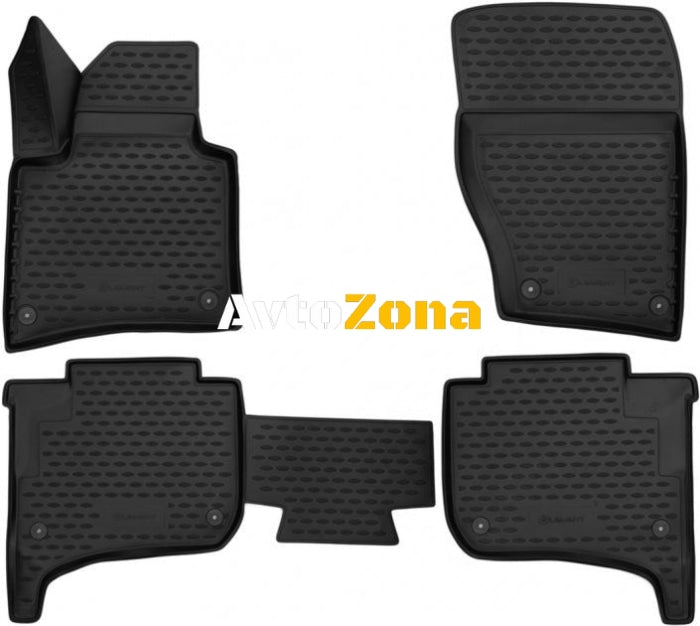 3D Гумени стелки за Volkswagen Touareg (2010-2018) 4 pcs. - Avtozona