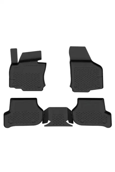 3D Гумени стелки Sahler за Volkswagen Golf 6 (2008–2012) 5 части черни - Avtozona