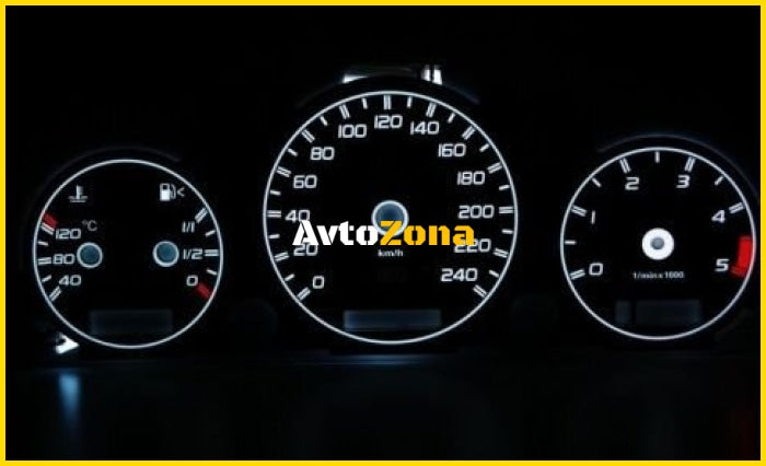 Плазмени циферблати MERCEDES ML W163 (98-03) бял - Avtozona