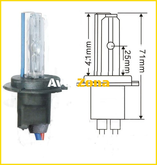 Ксенонова крушка Н7C 6000K 35W - скъсена - Avtozona