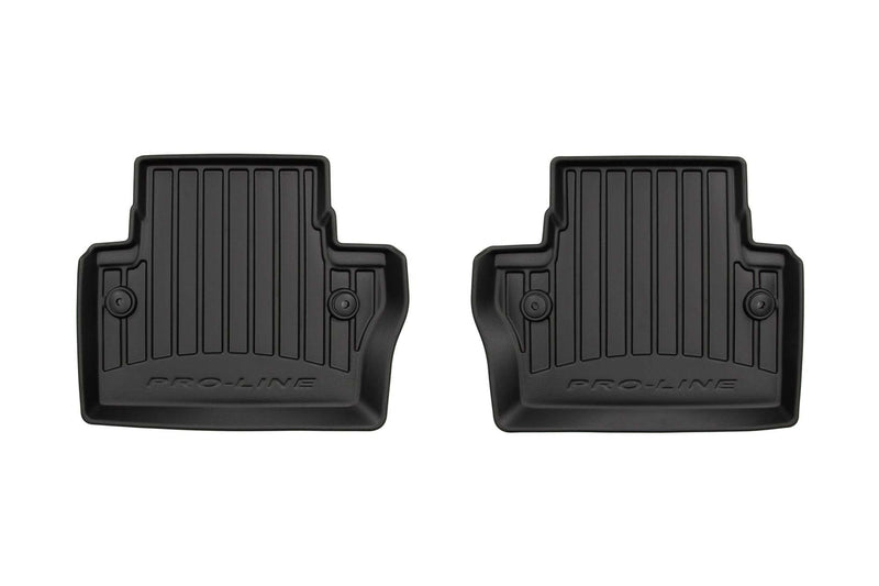 3D гумени стелки Frogum за Volvo S80 (2007–2016), комплект 4 части, черни