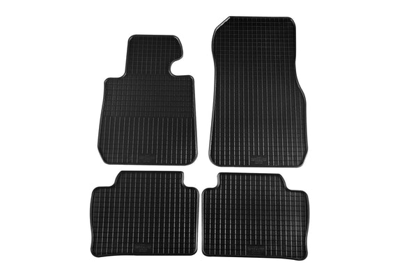 Гумени стелки Petex за BMW Серия 3 F30 Седан / F31 Комби (2012–2019), 4 части – Черни