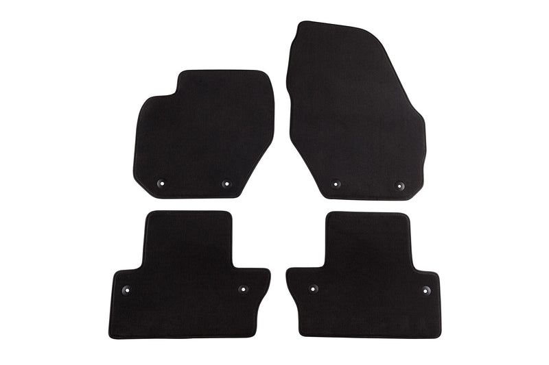 Мокетни стелки Petex за Volvo S60 (2010–2018), Style, 4 части, черни, захват B058