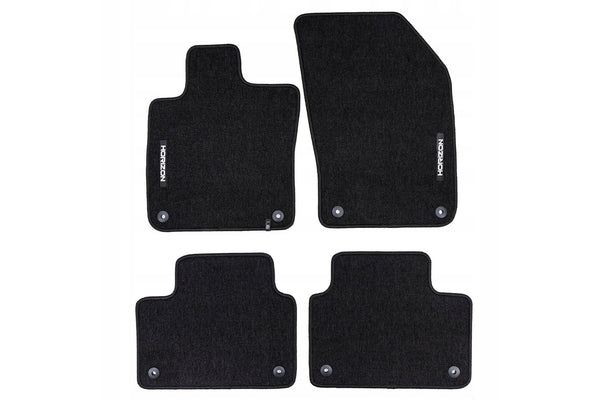Мокетни стелки Frogum Horizon за Volvo S60 (2018+), 4 части, черни