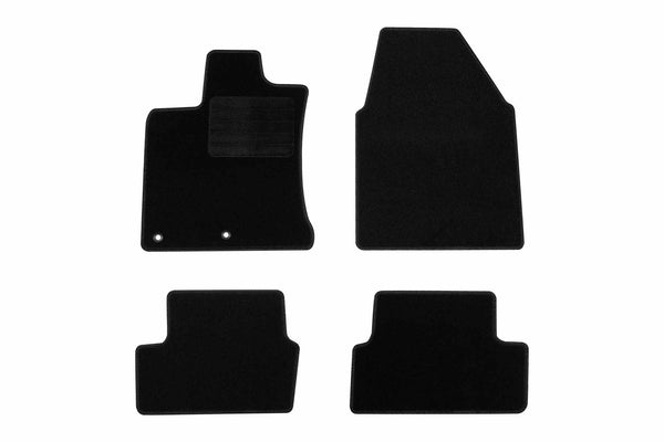 Мокетни стелки Rigum за Nissan Qashqai (2007–2014), 4 части, черни