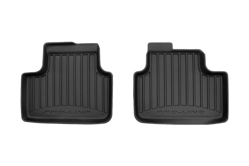 3D Гумени стелки Frogum за Volvo C40 Recharge (2021+), 4 части, черни