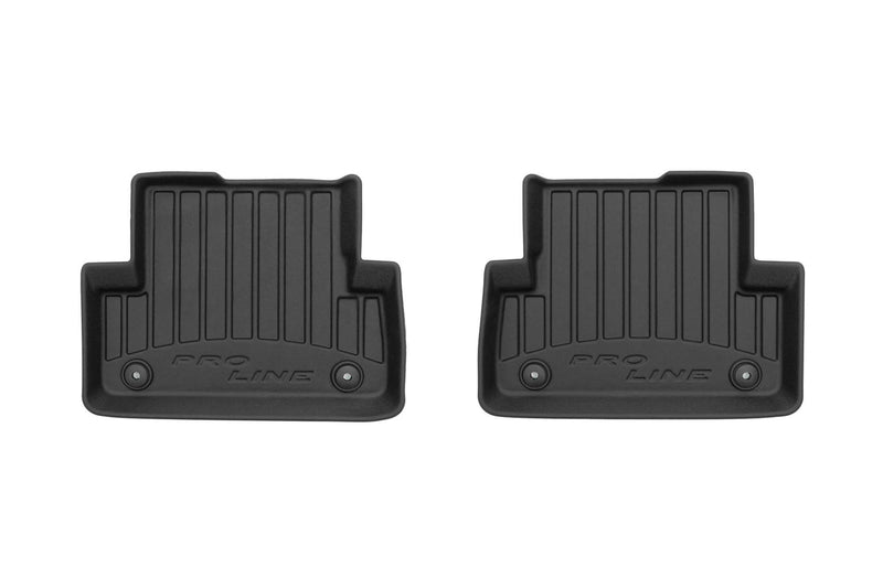 3D гумени стелки Frogum за Volvo V40 (2012–2019), комплект 4 части, черни