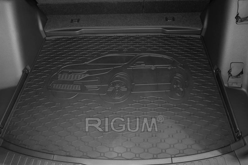 Гумена стелка за багажник Rigum за Honda CR-V и CR-V Hybrid (2018-2022) с щампа на автомобила
