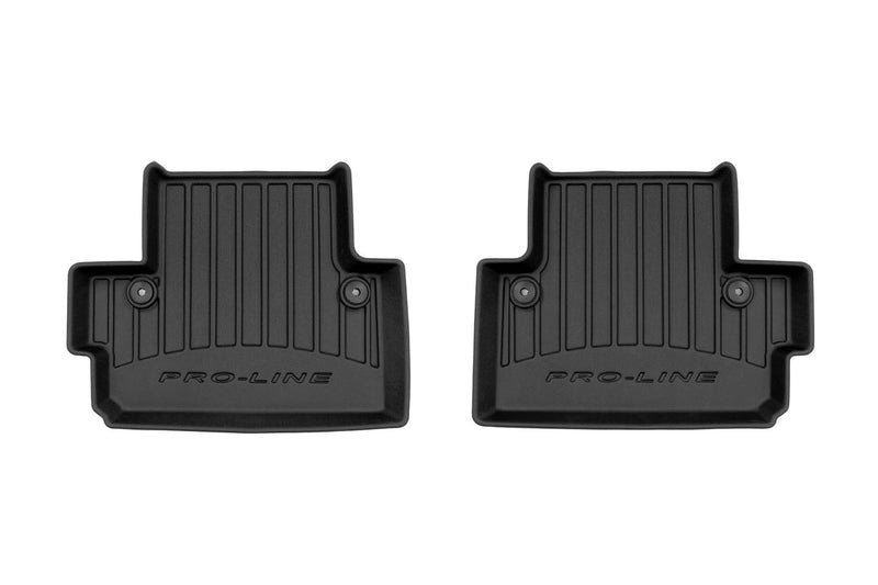 3D Гумени стелки Frogum за Volvo C30 (2006–2012), 4 части, черни