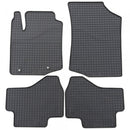 Гумени стелки Petex за Peugeot 108 (07.2014+), 4 части, черни