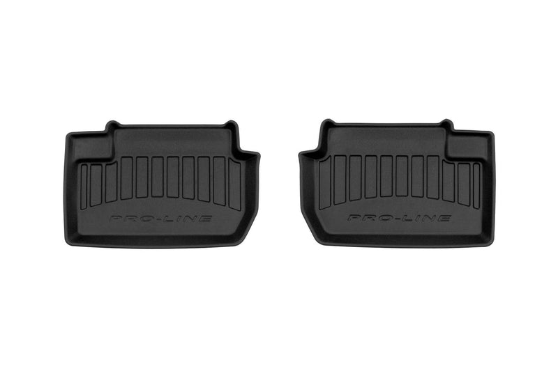 3D Гумени стелки Frogum за Mitsubishi Lancer VIII (2007–2017), 4 части, черни