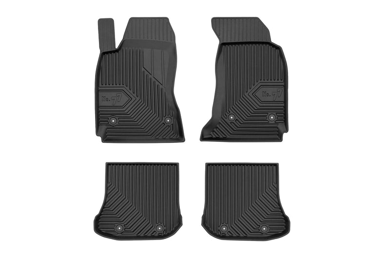 2.5D Гумени стелки Frogum №77 за Audi A4 B5 комби (1994–2001), 4 части, черни