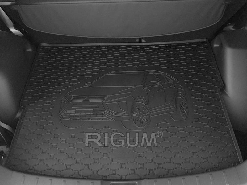 Гумена стелка за багажник Rigum за Mitsubishi Eclipse Cross (2018+), с 3D щампа