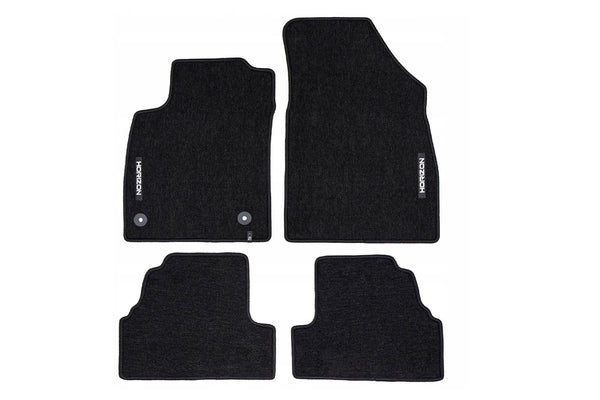 Мокетни стелки Frogum Horizon за Chevrolet Trax (2012–2019) – 4 части, черни