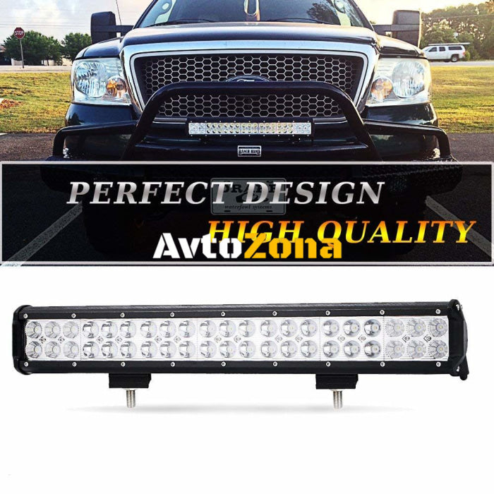 50 См Мощен LED бар с Комбинирана Combo светлина 126W 42 LED 12V 24V АТВ Джип 4х4 Offroad - Avtozona