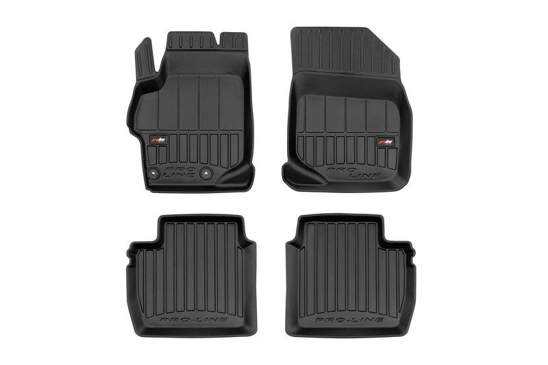 3D Гумени стелки Frogum за Peugeot 301 седан (2012+), 4 части, черни